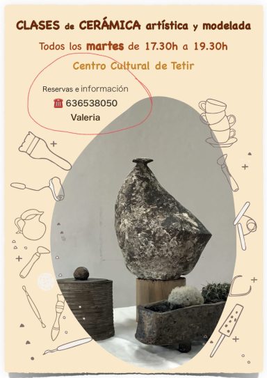 Clases de cerámica modelada Arteterapia